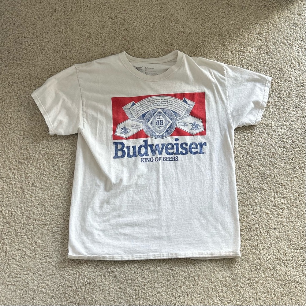 Budweiser King of Beers Cream T-Shirt